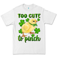 White Too Cute To Pinch Chick Premium Tee - RanaPortraitStore
