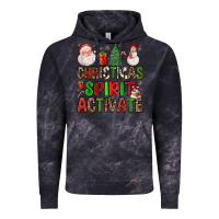 Cloud Black christmas spirit activate Vintage Hoodie - FaDigitalArtStudio