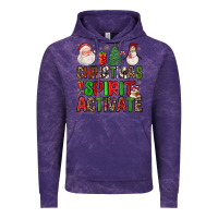 Cloud Purple christmas spirit activate Vintage Hoodie - FaDigitalArtStudio