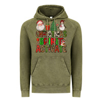 Vintage Olive christmas spirit activate Vintage Hoodie - FaDigitalArtStudio
