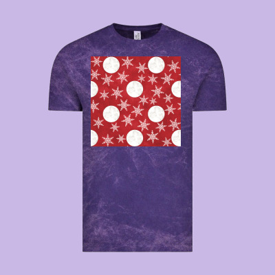 Christmas Snow Flakes Seamless Pattern Vintage Tee Designed By Bundleandbundleshop
