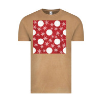 Vintage Camel christmas snow flakes seamless pattern Vintage Tee - BundleAndBundleShop