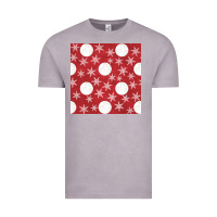 Vintage Zinc christmas snow flakes seamless pattern Vintage Tee - BundleAndBundleShop