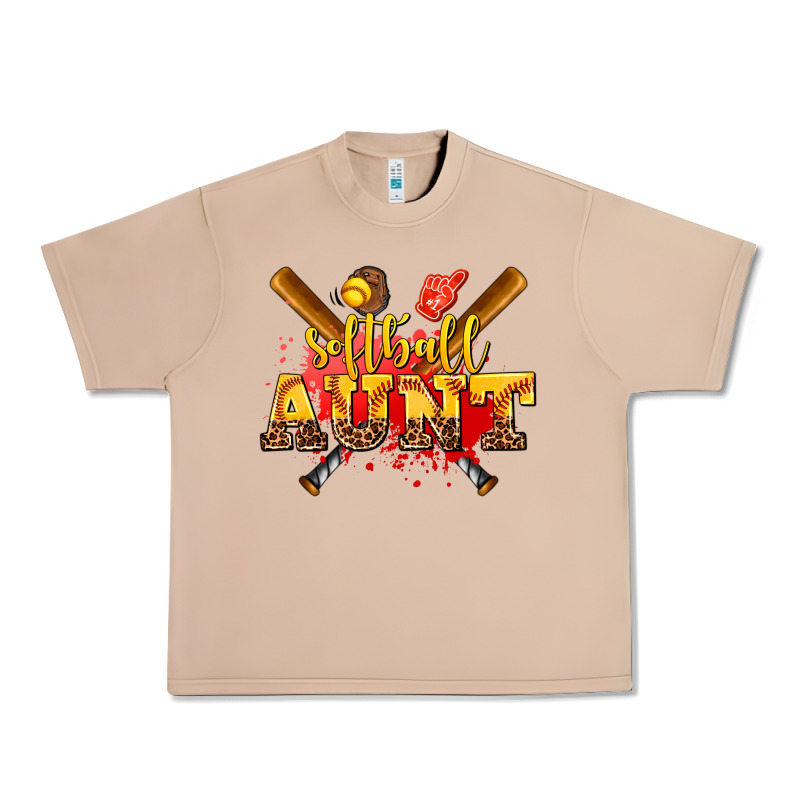Softball Aunt Urban Heavy Tee by AdoDesignShop | Teevron