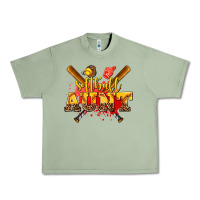 Oil Green softball aunt Urban Heavy Tee - AdoDesignShop