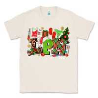 Natural lpn christmas nurse with Classic Tee - AdoDesignShop