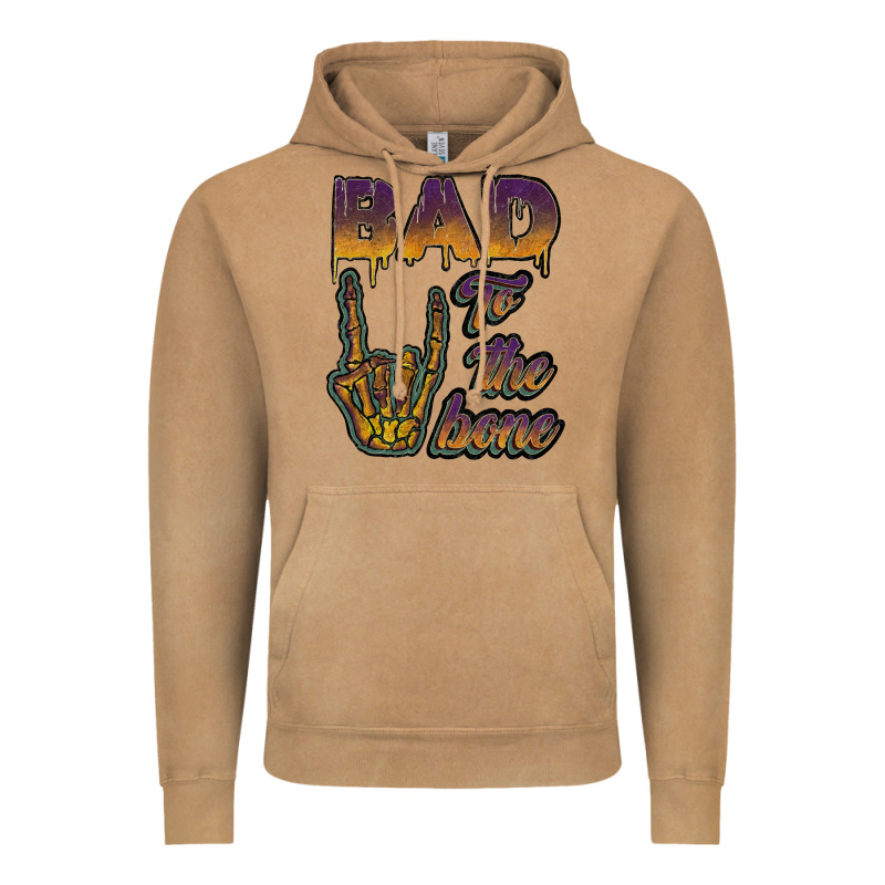 Bad To The Bone Vintage Hoodie by JahusDesignShop | Teevron