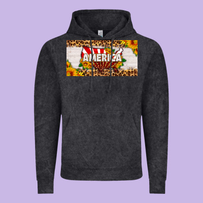 America Map Sunflower License Plate Vintage Hoodie Designed By Hra Design Shop