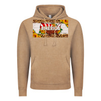 Vintage Coffee america map sunflower license plate Vintage Hoodie - HRA Design Shop