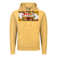 Vintage Mustard america map sunflower license plate Vintage Hoodie - HRA Design Shop
