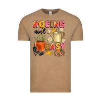 Vintage Coffee hoeing ain't easy Vintage Tee - Artiststas