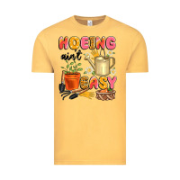 Vintage Mustard hoeing ain't easy Vintage Tee - Artiststas