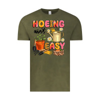 Vintage Olive hoeing ain't easy Vintage Tee - Artiststas