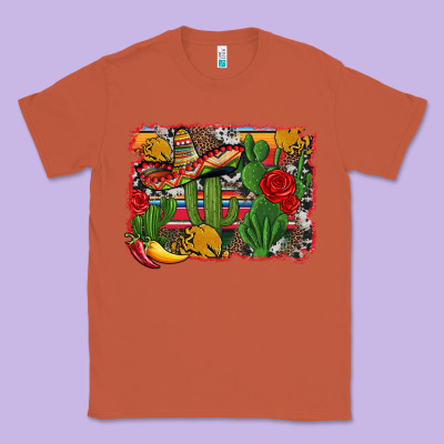 Mexican Cacti Background Classic Tee Designed By Artiststas