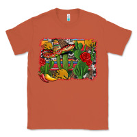 Copper mexican cacti background Classic Tee - Artiststas