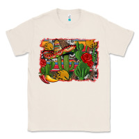 Natural mexican cacti background Classic Tee - Artiststas