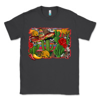 Smoke mexican cacti background Classic Tee - Artiststas