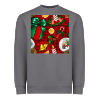 Storm christmas snow globe seamless pattern Heavyweight Sweatshirt - BundleAndBundleShop
