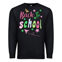 Black Back To School Premium Sweatshirt - BundleAndBundleShop