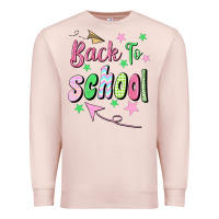 Pale Pink Back To School Premium Sweatshirt - BundleAndBundleShop