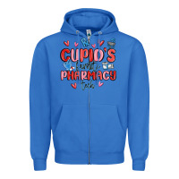 True Royal cupid's favorite pharmacy tech Zipper Hoodie - MaliasSmallBusiness