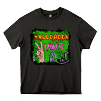 Asphalt Watercolor Halloween Vibes Heavy Core Tee - RanaPortraitStore