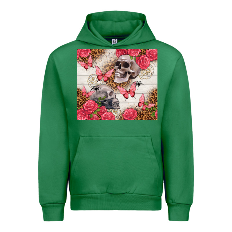 Skulls And Roses Tumbler Urban Hoodie by TumblerDesignByShophia | Teevron