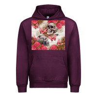 Mauve Wine skulls and roses tumbler Urban Hoodie - TumblerDesignByShophia