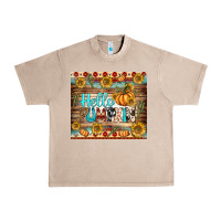 French Oak hello pumpkin tumbler Urban Heavy Tee - BundleAndBundleShop
