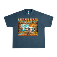 Midnight Navy hello pumpkin tumbler Urban Heavy Tee - BundleAndBundleShop