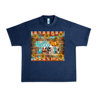 Navy hello pumpkin tumbler Urban Heavy Tee - BundleAndBundleShop