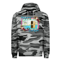 Slate Camo Happy Camper Premium Hoodie - Bettercallsaul