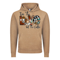 Vintage Coffee for the love of the coffe Vintage Hoodie - CowhideDigitalArt