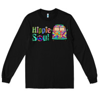 Black hippie soul caravan Long Sleeve Tee - BarkalooDesign