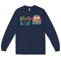 Navy hippie soul caravan Long Sleeve Tee - BarkalooDesign