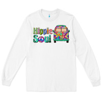 White hippie soul caravan Long Sleeve Tee - BarkalooDesign