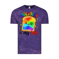 Cloud Purple diversity is my jam Vintage Tee - Artiststas