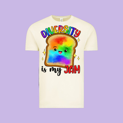 Diversity Is My Jam Vintage Tee Designed By Artiststas