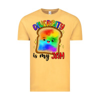 Vintage Mustard diversity is my jam Vintage Tee - Artiststas