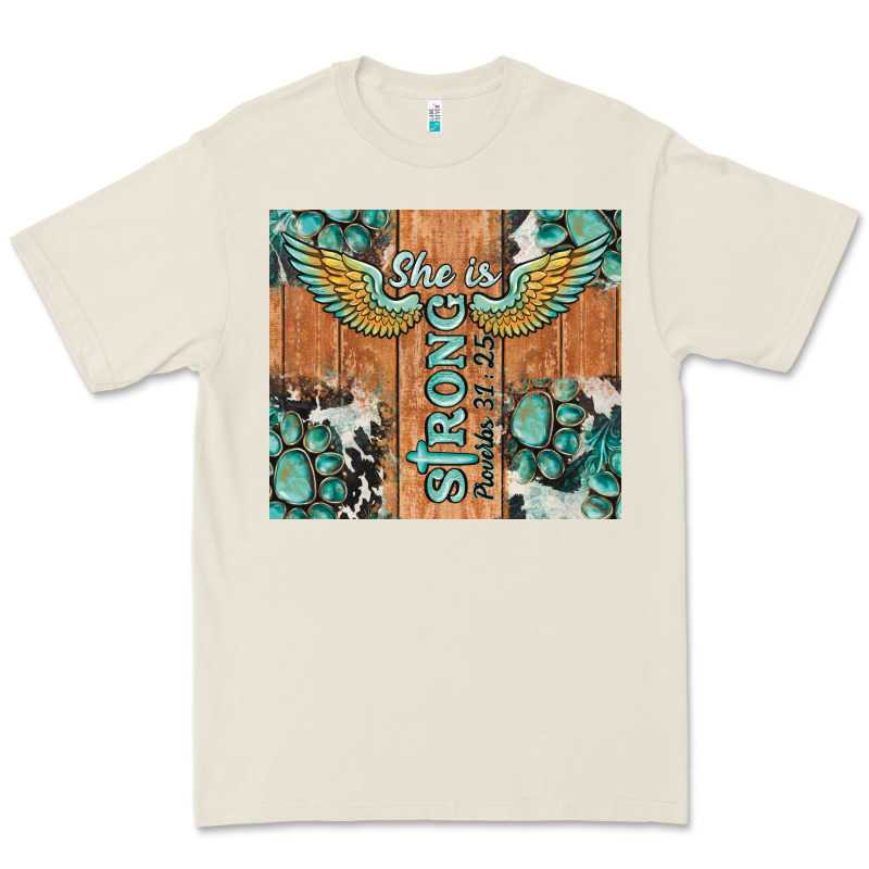 She Is Strong Tumbler Premium Tee by BarkalooDesign | Teevron