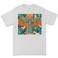 Dove Grey she is strong tumbler Premium Tee - BarkalooDesign