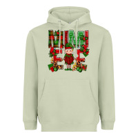 Matcha Mimi Elf with Knitting Christmas Heavyweight Hoodie - BundleAndBundleShop