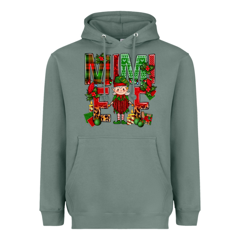 Mimi Elf With Knitting Christmas Heavyweight Hoodie by BundleAndBundleShop | Teevron