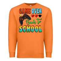 Carrot game over back to school Premium Sweatshirt - BundleAndBundleShop