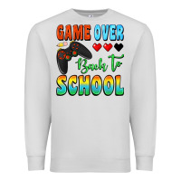 Dove Grey game over back to school Premium Sweatshirt - BundleAndBundleShop