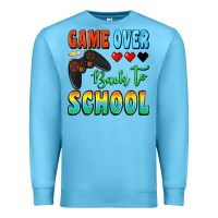 Ocean Blue game over back to school Premium Sweatshirt - BundleAndBundleShop