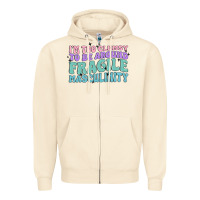 Sandshell i'm too clumsy to be around fragile masculinity Zipper Hoodie - MaliasSmallBusiness