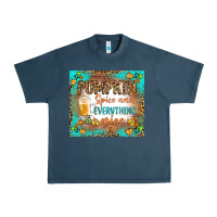Midnight Navy pumpkin spice and everything nice Urban Heavy Tee - BundleAndBundleShop