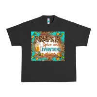 Pigment Black pumpkin spice and everything nice Urban Heavy Tee - BundleAndBundleShop