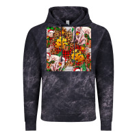 Cloud Black christmas pig  tartan with  hay and christmas ligh Vintage Hoodie - FaDigitalArtStudio
